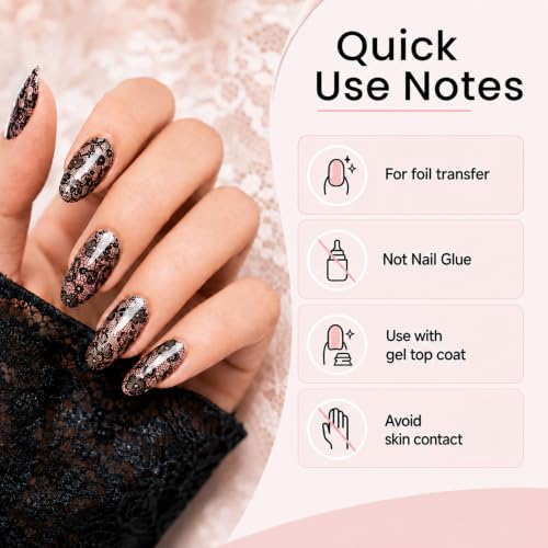 Beetles Nail Foil Glue Transfer Gel for Nails 1PCS 15ML - color: B-Clear-1