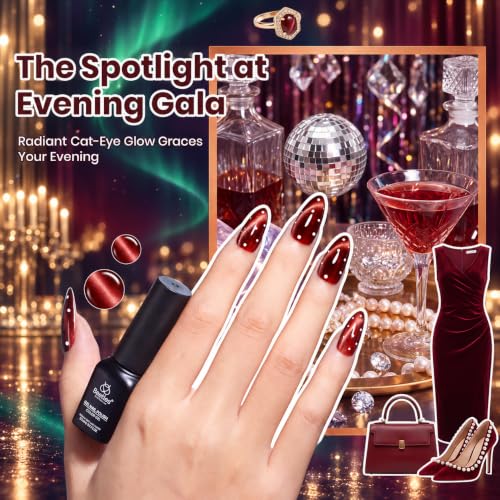Beetles Cat Eye Gel Nail Polish Set, Timeless Gleam 20 Colors Fall Gel - color: 0-0-0-Timeless Gleam