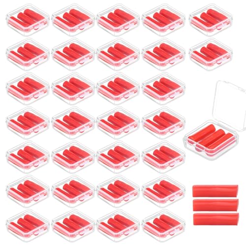 Jaloro 30 Pack Diamond Art Wax Refills Kit, Storage Box, Red