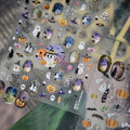 Halloween Nail Art Stickers 3D Self‑Adhesive Nail Decals - color: Color-09