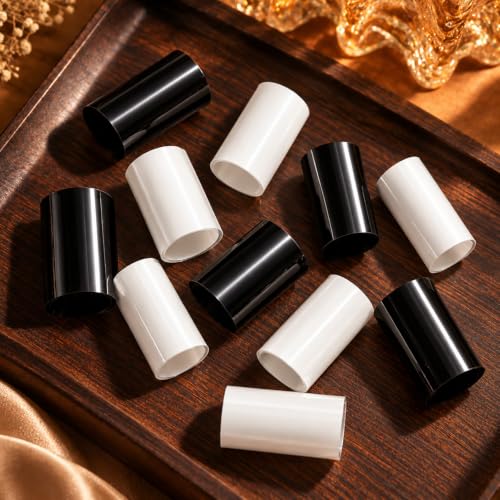 10Pcs Black and White Nail Foil Shining Nail Transfer Foil for Nail Art - color: Black