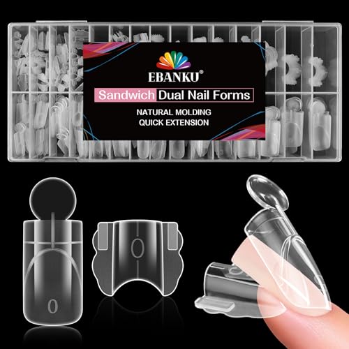 EBANKU Original Sandwich Nails Dual Forms - color: Short Square