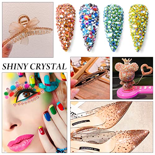 Rhinestones 3000pcs SS6 (1.9-2.0mm) Glass Flatback Crystal Amber - color: Amber, size: SS6/3000pcs