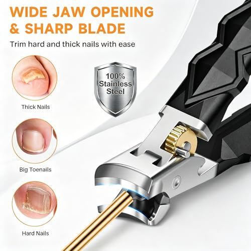 Leipple Toenail Clippers for Thick & Ingrown Nails-for Seniors,Men & Women
