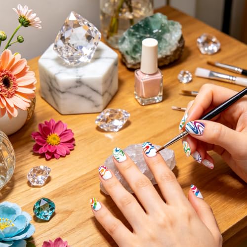 6 Sheets Nail Stamping Plate Basic Patterns Nail Art Stamp - color: Basic Patterns