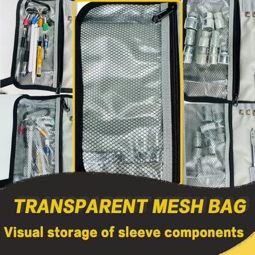 MAGGHEVI Nail & Screw Pouch with Belt Clip, Tools Organizer Pouch Bag with Snap Spring Closure for Men, Electrician, Carpenter, HVAC Tech, Technician, Handy Man, Plumber and Contractor - color: Black