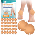 TEAWOO 30PCS Patented Cracked Heel Treatment Patches, New Upgraded Cracked Heel Repair Bandage (80mm x 80mm) - size: PURE