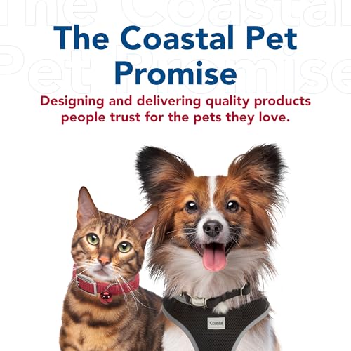 Coastal Pet Safari Cat Nail Trimmer - Double Guillotine, Single-Snip Kitten, Cat, Bunny & Pet Nail Clippers - Left- or Right-Handed Scissors - One Size