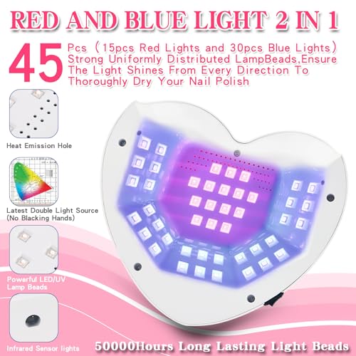 Rechargeable Cordless UV LED Nail Lamp for Gel Polish