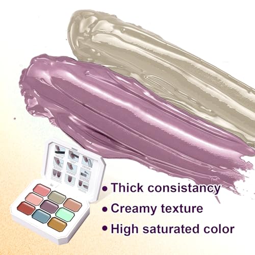 Gradient Painting Gel, 9 Colors Ombre Painted Gel Nail Polish - color: Monet’s Garden