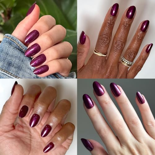 Olive & June Effects Super Stick Press-On Nails, Plaza Shimmer - color: Plaza Shimmer (Pack of 1)