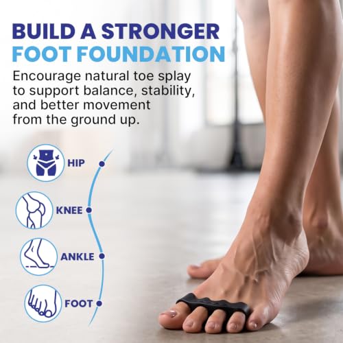 Spacer Mobility Toe Spacer, 4-Loop Silicone Toe Separators for Men & Women - size: 4-Loop