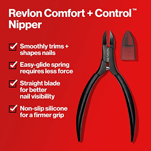 Revlon Comfort + Control Nail Nipper, 1 Count