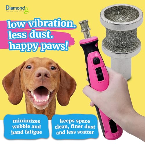 Diamondg Dog Nail Grinder Bits - Diamond-Coated, 60 Grit Body, 1pack, Large - size: 002 - Enhanced Big Casey (1 Pack - Large)