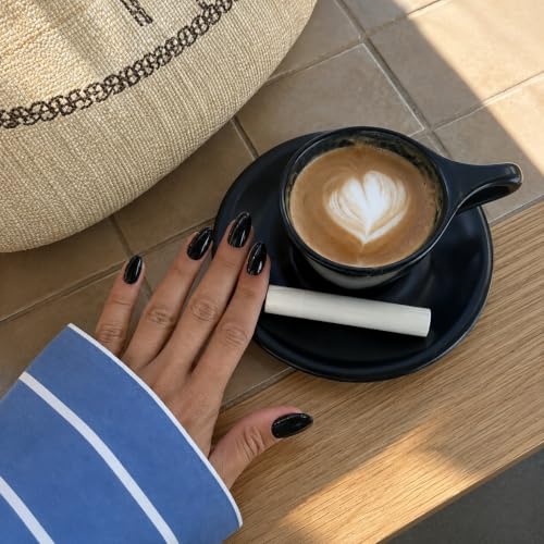 No UV Nail Stickers, 32 Nail Wraps, Zero Dry Time, Classic Black - color: Classic Black