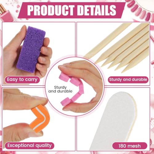 150 Sets 5 in 1 Disposable Pedicure Kit Pedicure Tools Set