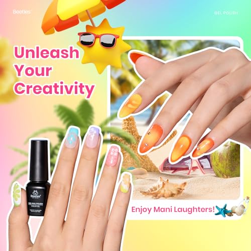 Beetles Neon Gel Polish Set, Colorful Holidays Collection, 36 Colors Gel - color: Colorful holidays