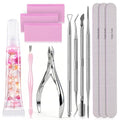 MelodySusie Nail Care Kit Nail Prep Set Cuticle Remover - size: 13Pcs Lavender