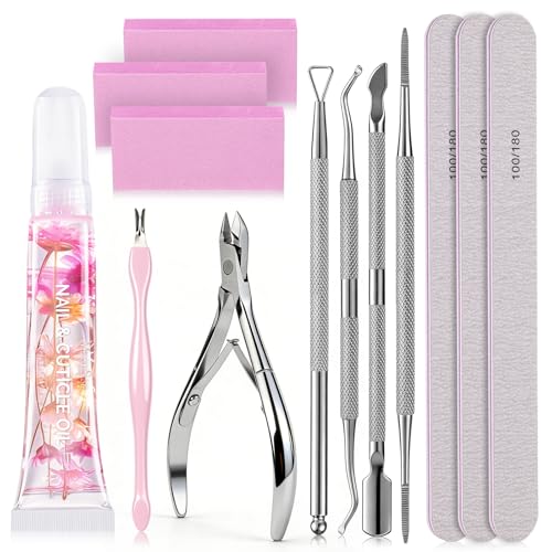 MelodySusie Nail Care Kit Nail Prep Set Cuticle Remover - size: 13Pcs Lavender