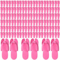 JaGely 100 Pairs Disposable Pedicure Flip Flops EVA Spa Pink, 0.2cm - color: Pink, size: Medium