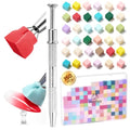 Beetles 150Pcs Soft Nail Sponges for Ombre, Colorful Nail Sponge - color: B- Multicolor-150