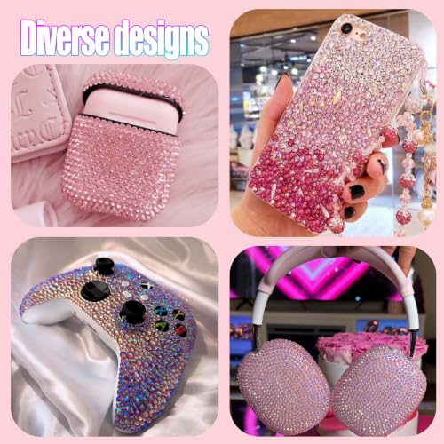 99000Pcs Resin Jelly Rhinestones Bedazzling Kit with 11 Boxes