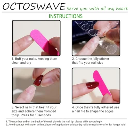 Long Square Press on Nails 3D Flower Design French Tip False Nails with Pearls Elegant Fake Nails for Women Wedding Party Prom 24 Pcs - color: 22