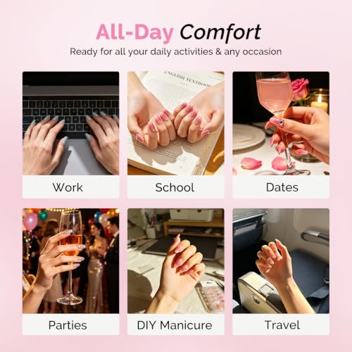 MelodySusie Nail Adhesive Tabs for Press On Nails, 300Pcs, 10 Sheets - size: 10 sheets