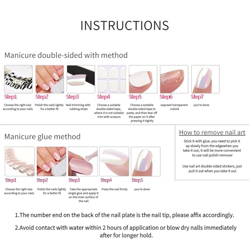 RTKHFZE Square Press on Nails Short False Nails Full Cove Acrylic Nails Geometry Fake Nails Purple Gradient Glue on Nail Stick on Nail for Women 24 Pcs - color: W1460