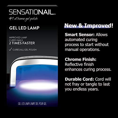 SensatioNail Gel LED Nail Lamp – Fast Curing Light with Smart Sensor