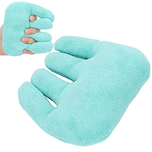 Finger Contracture Cushion Cone, Hand Grip Aid with Finger Separator, Palm Support for Arthritis, Stroke, Elderly Hand, Soft Breathable Grabbing Pad Protector