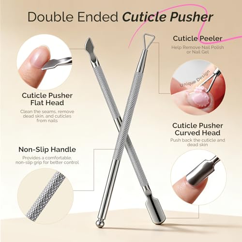 MelodySusie 8PCS Nail Polish Gel Remover Tools Kit with Nail Clips Bottle - size: 8pcs