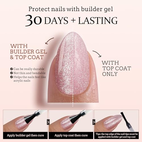 BTArtboxnails Press On Nails, Short Square White Fake Nails, 150Pcs - color: Frozen Cat Eye - Short Square