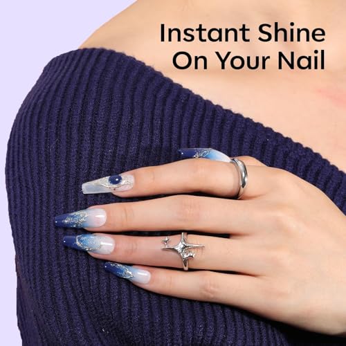 modelones Blue Gel Nail Polish Soak Off UV/LED Gel Polish 15ML - color: A1-Dark Blue Solid