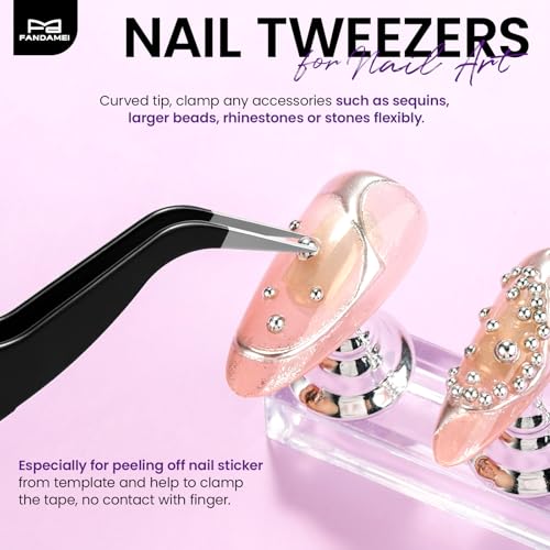 Fandamei 20PCS Nail Stands, Press On Nail Stand, Nail Stand For Press Ons - color: Silvery
