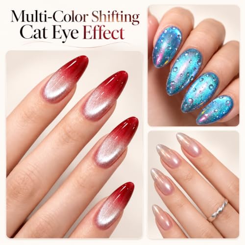 AZUREBEAUTY 4-in-1 Cat Eye Nail Magnet Pen - size: 1 Count (Pack of 1)