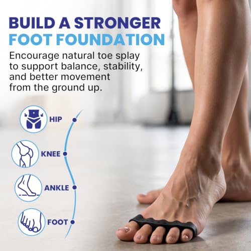 Spacer Mobility Toe Spacer, 5-Loop Silicone Toe Separators for Men & Women - size: 5-Loop