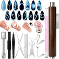 AZUREBEAUTY Cat Eye Magnet, Dual‑Head 3‑in‑1 Magnet Pen Magnet for Nails - size: 11Pcs