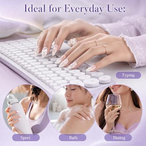 600 Pcs Long Lasting Press On Nail Adhesive Tabs