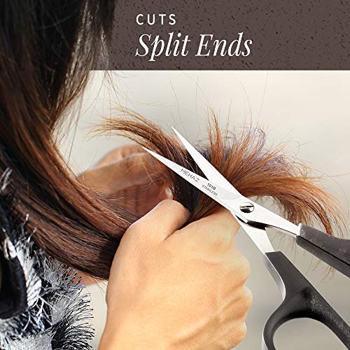 Mehaz Precision Cut Stainless Steel Scissors To Trim Nails, Brows, Facial Hair and Split Ends