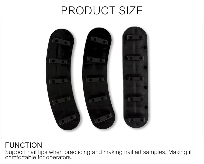 Nail Tip Practice Display Stand Set for Gel Nail Training - color: Purple