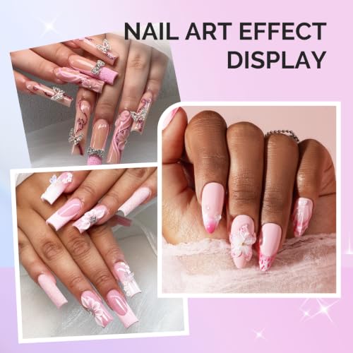 MelodySusie Acrylic Nail Brush Set,Size 8/10/14 - color: Transparent color