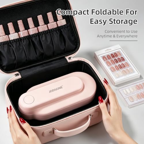 JODSONE Compact Cordless U V Light for Gel Nails Rechargeable Nail Lamp