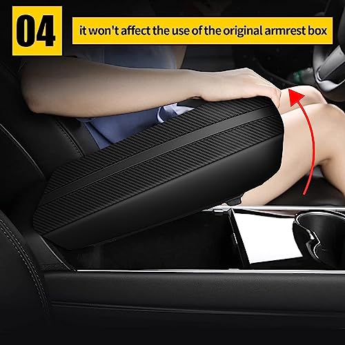AOMSAZTO Armrest Console Covers for 2013-2018 Nissan Altima Carbon Fiber - color: Black Carbon Fiber, size: 2013-2018