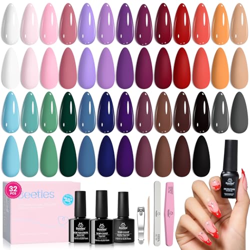 Beetles Fall Gel Polish Set, Urban Rhythm Collection, 25 Colors - color: 1-Urban Rhythm