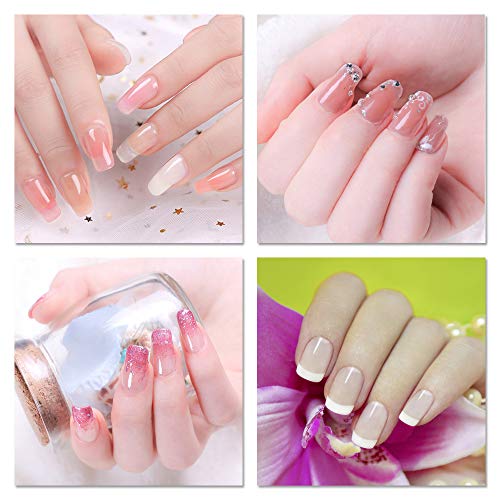 240PCS Dual Forms Nail Mold for Poly gel UV Gel 12 Size With Scale