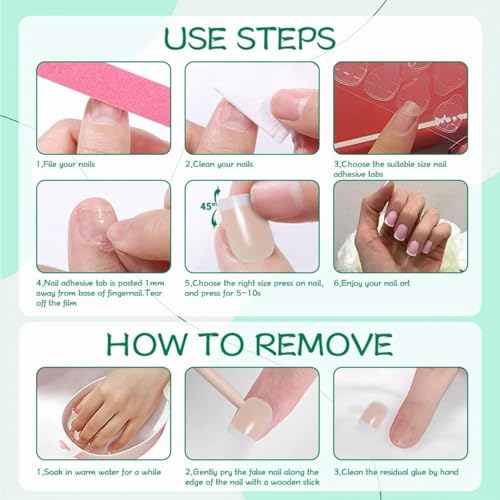 30Pcs Almond Press on Nails Polka Dots Fake Nails Short Nails Press ons - color: Summer Style-Colorful-14