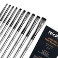 Nicpro 10 PCS Flat Paint Brush Set, Paint Brushes for Acrylic Painting - size: 10PCS - Flat
