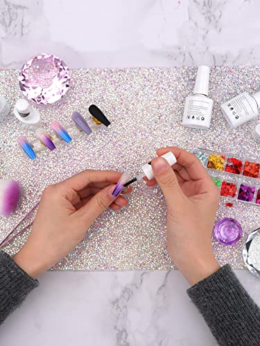 EBANKU Shiny Nail Art Hand Rest Pad for Nail Art Cushion Pillow - Colorful - color: Colorful