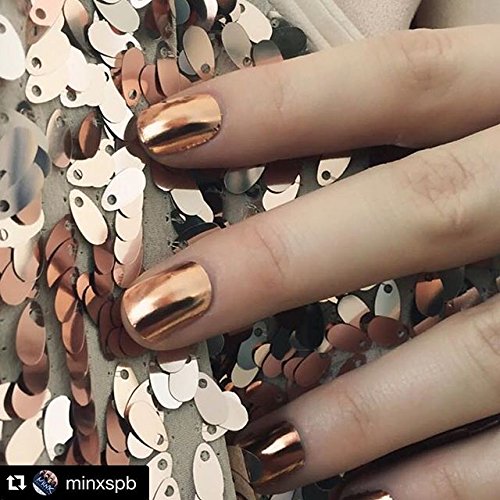 Minx Nails, Copper Chrome, Nail Wrap - color: Copper Chrome